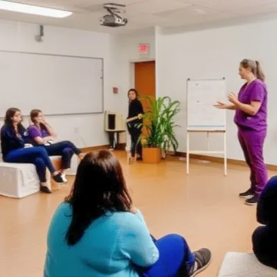 TMJ Workshop with Instructor Bec and her students